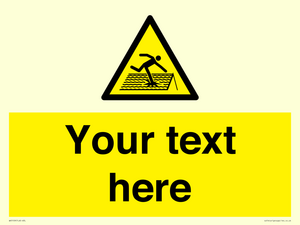 Custom Figure on Roof Sign